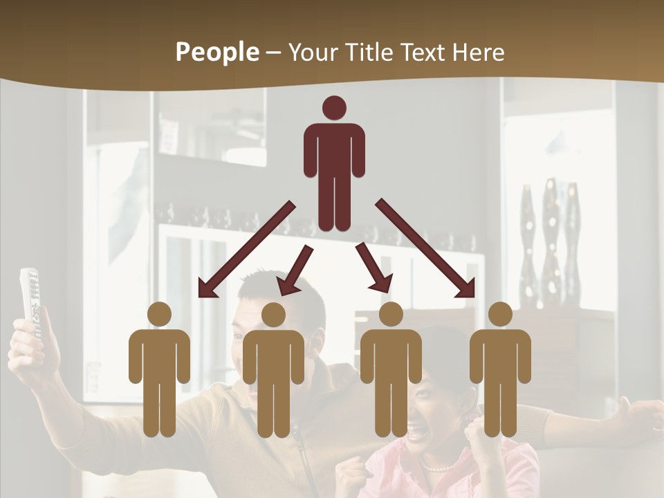Team Trategy Toon PowerPoint Template