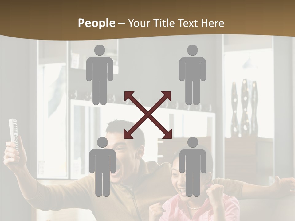 Team Trategy Toon PowerPoint Template