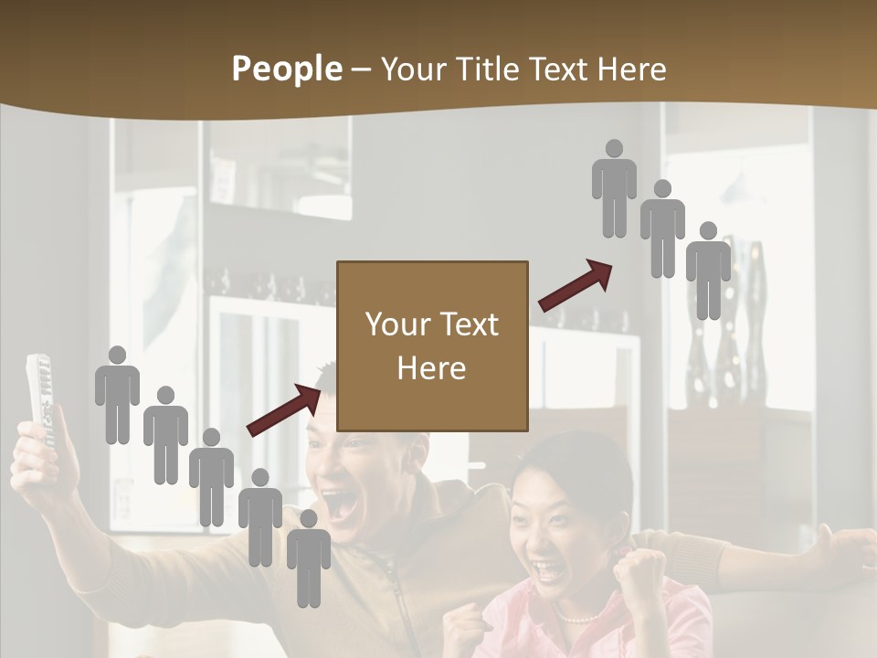 Team Trategy Toon PowerPoint Template