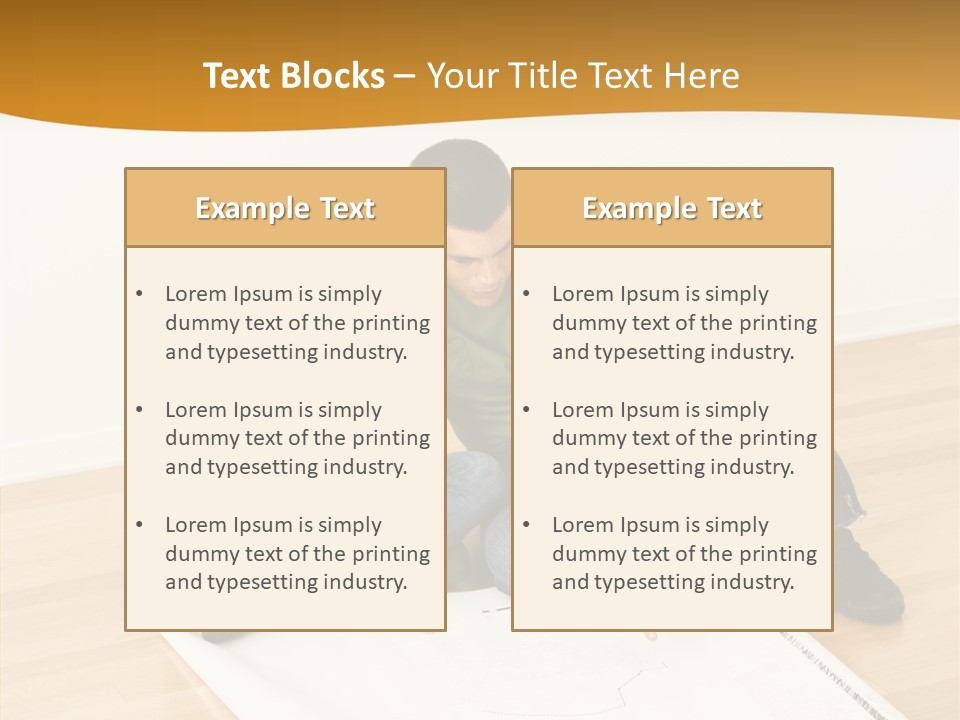 Figure Table Boardroom PowerPoint Template