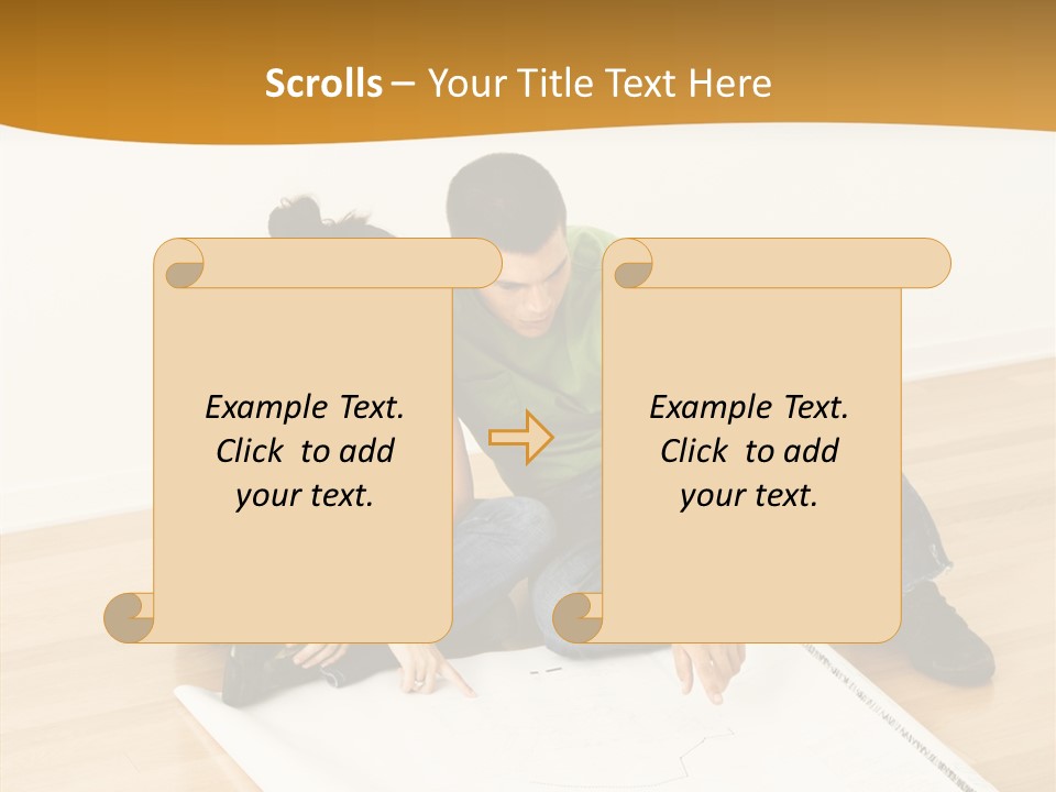Figure Table Boardroom PowerPoint Template