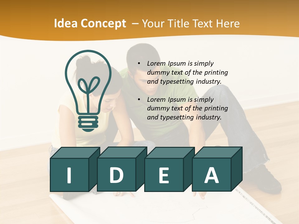 Figure Table Boardroom PowerPoint Template