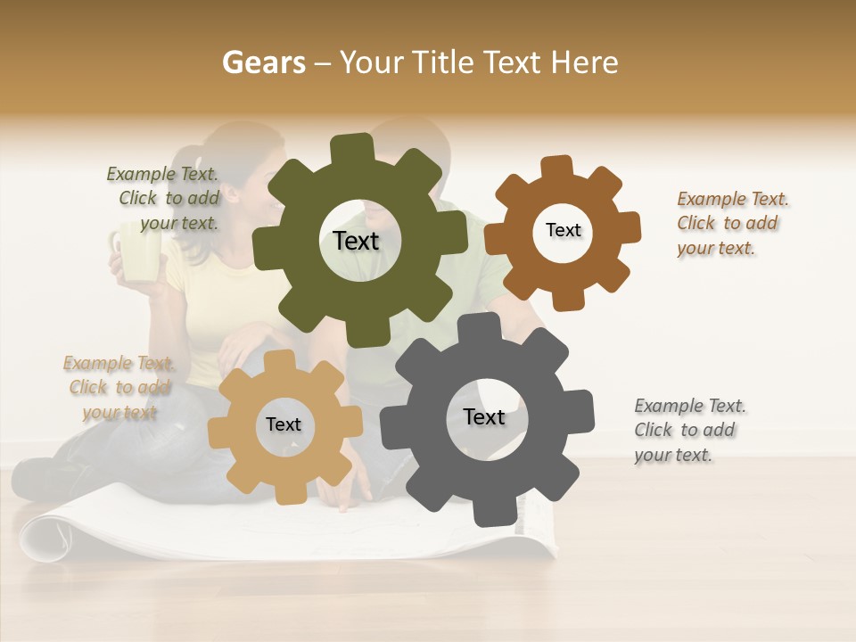 Per On Team Teamwork PowerPoint Template