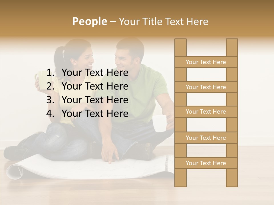 Per On Team Teamwork PowerPoint Template
