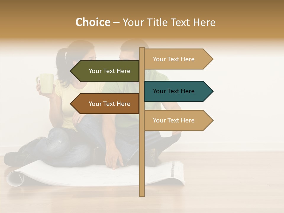 Per On Team Teamwork PowerPoint Template
