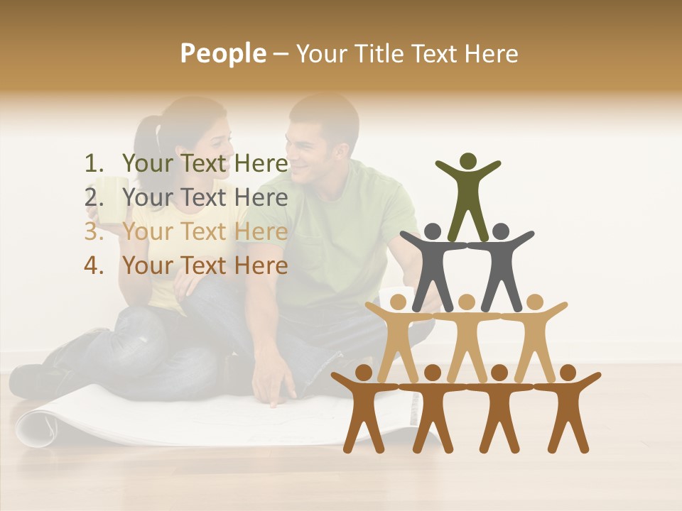 Per On Team Teamwork PowerPoint Template