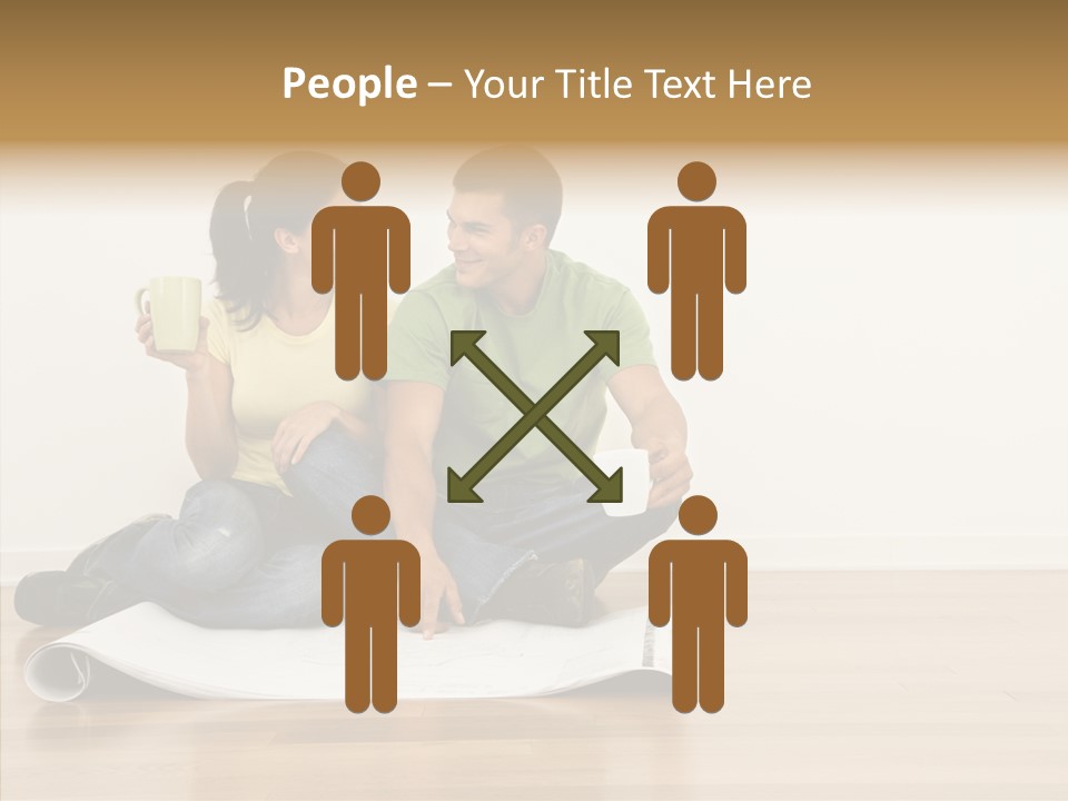 Per On Team Teamwork PowerPoint Template