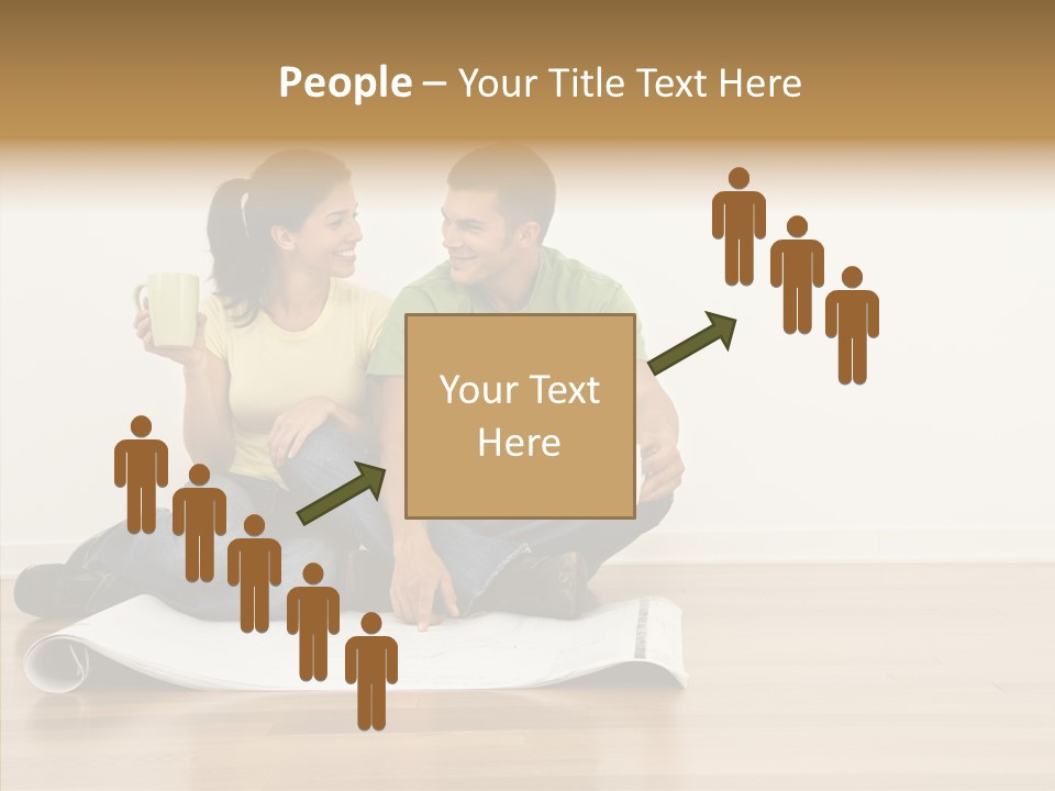 Per On Team Teamwork PowerPoint Template