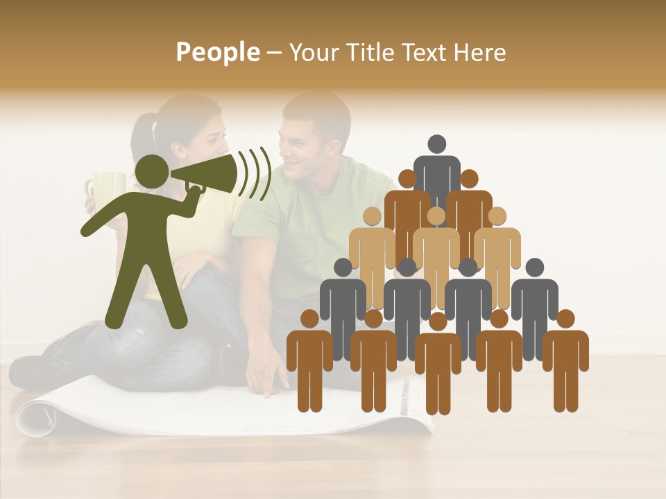 Per On Team Teamwork PowerPoint Template