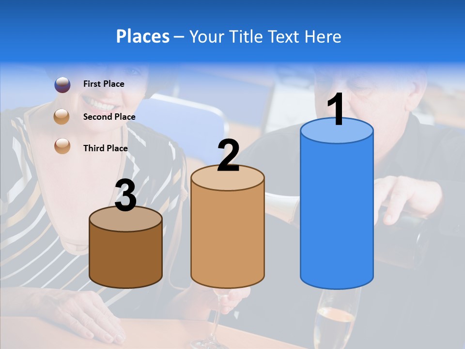 Happy Office Table PowerPoint Template