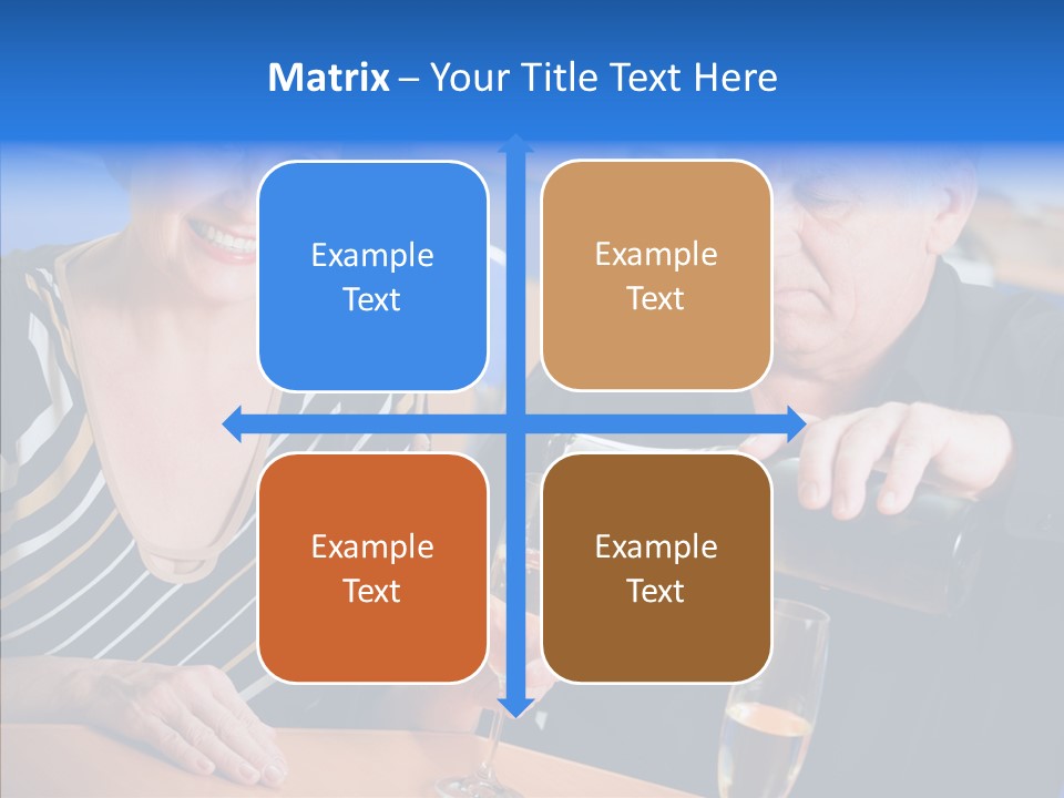 Happy Office Table PowerPoint Template