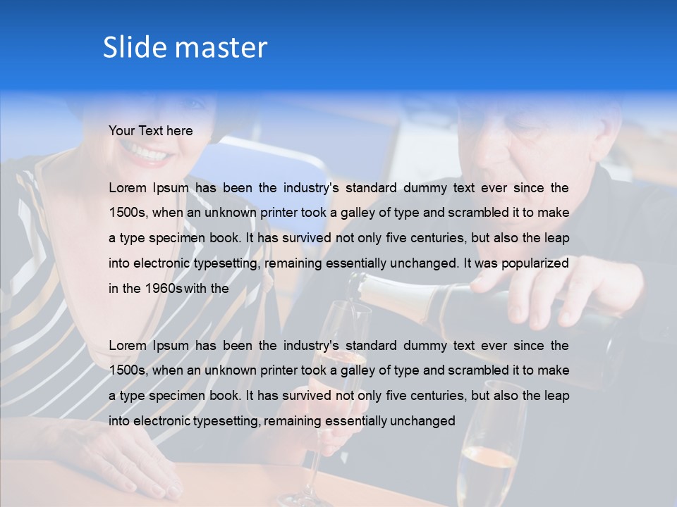 Happy Office Table PowerPoint Template
