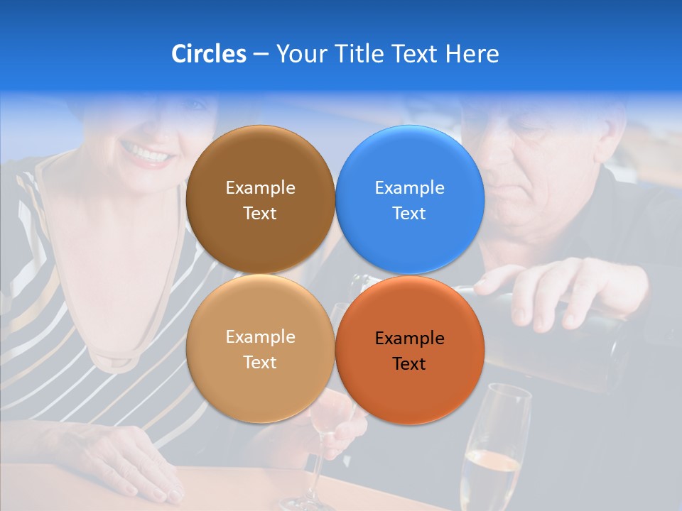 Happy Office Table PowerPoint Template