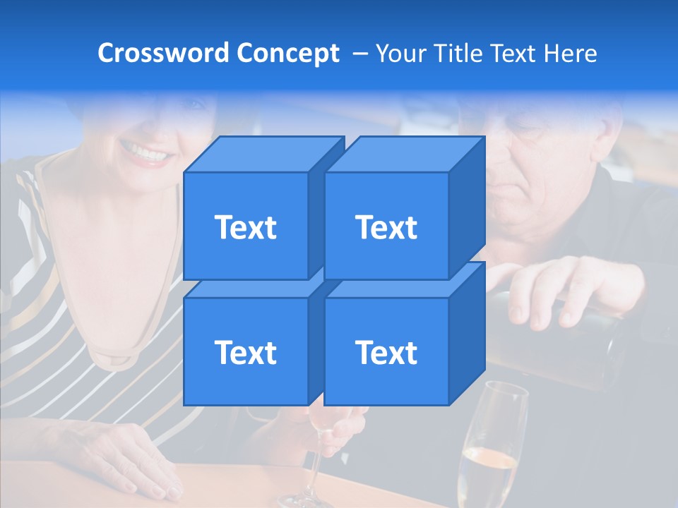 Happy Office Table PowerPoint Template