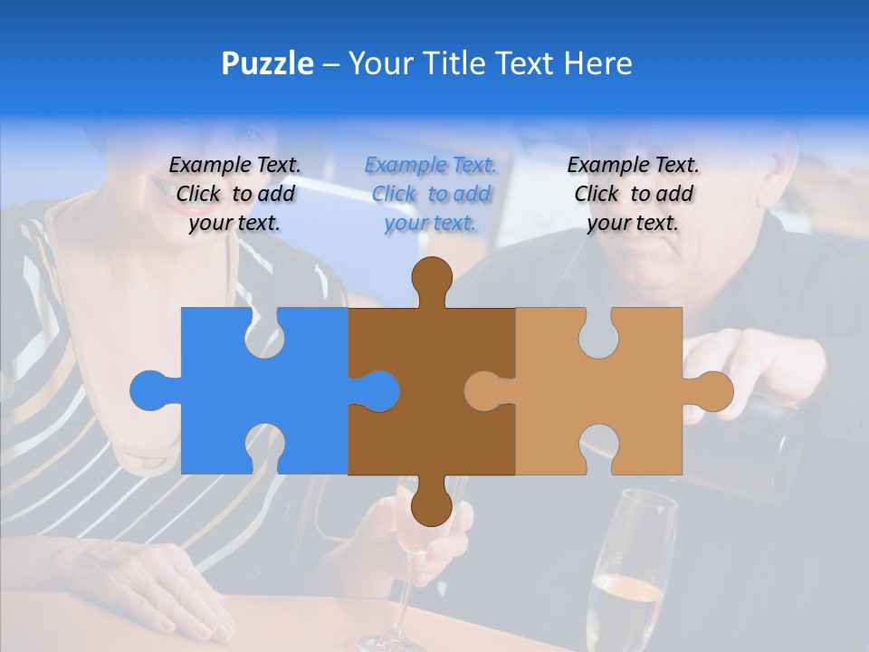 Happy Office Table PowerPoint Template