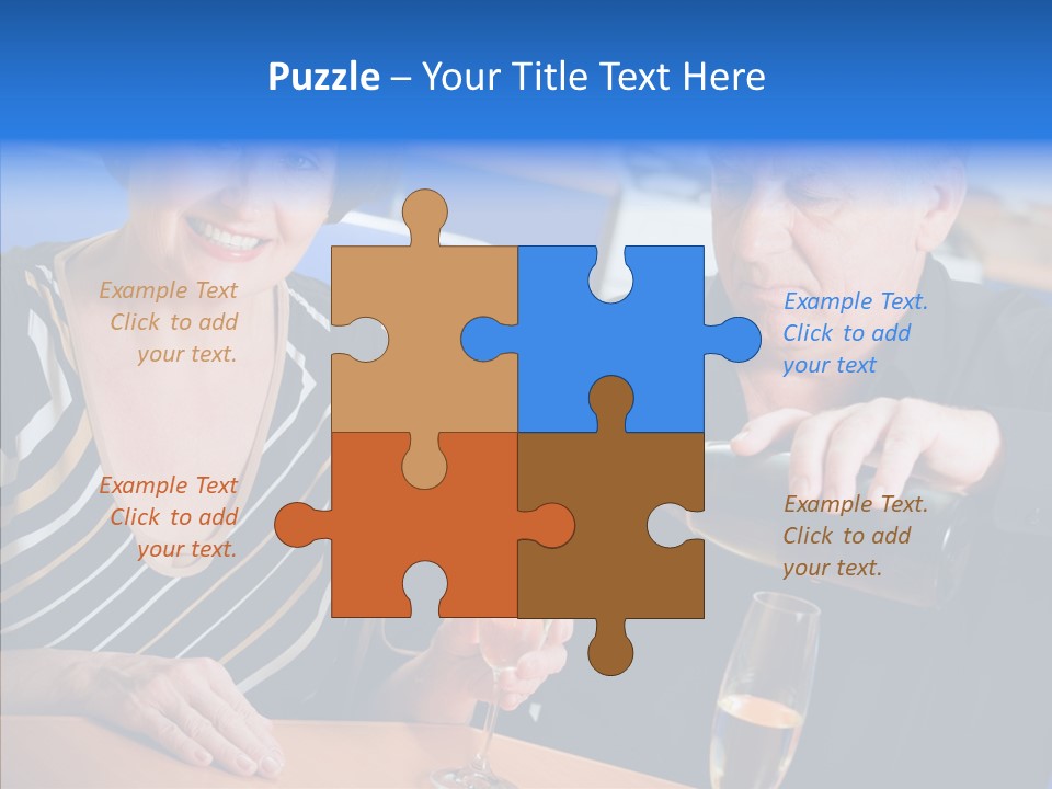 Happy Office Table PowerPoint Template