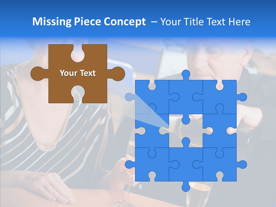 Happy Office Table PowerPoint Template