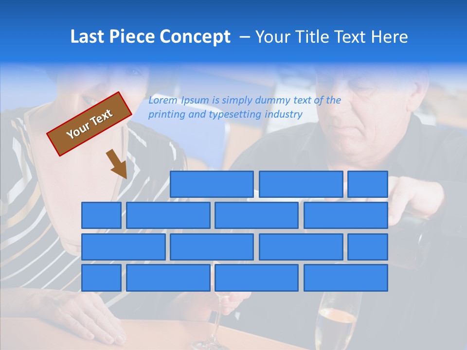 Happy Office Table PowerPoint Template