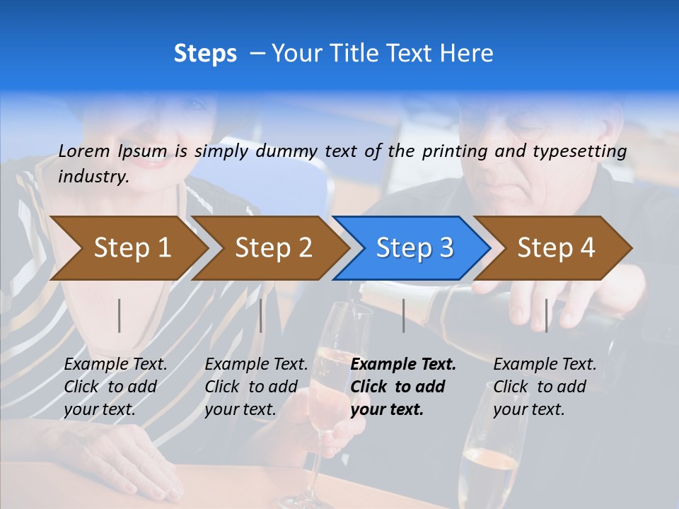 Happy Office Table PowerPoint Template