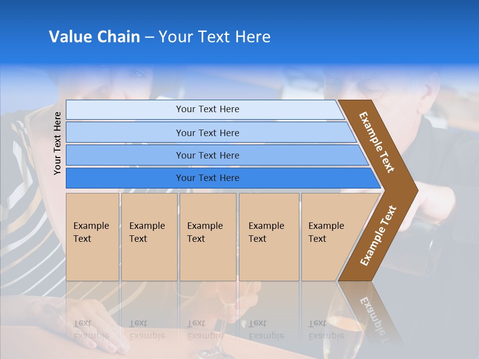 Happy Office Table PowerPoint Template