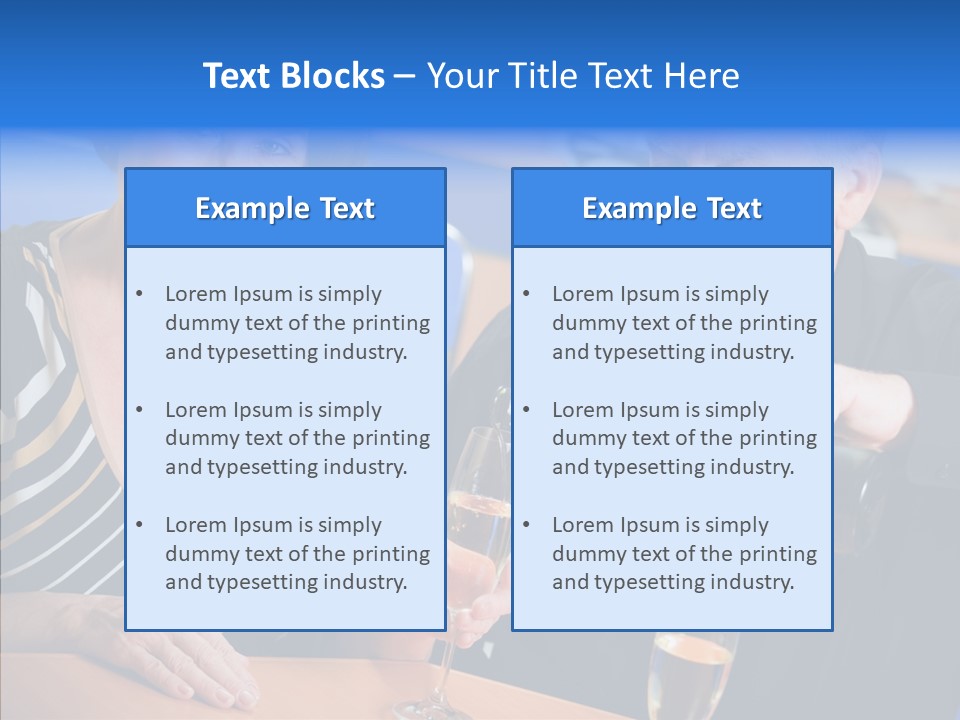 Happy Office Table PowerPoint Template