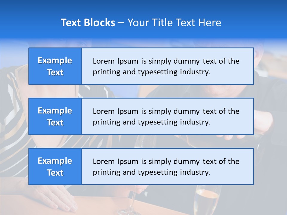 Happy Office Table PowerPoint Template