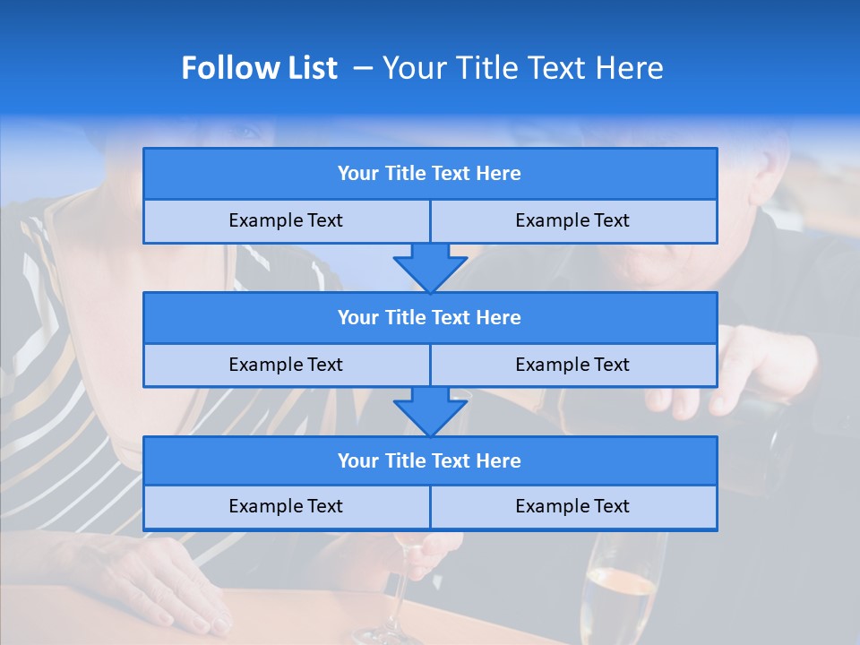 Happy Office Table PowerPoint Template