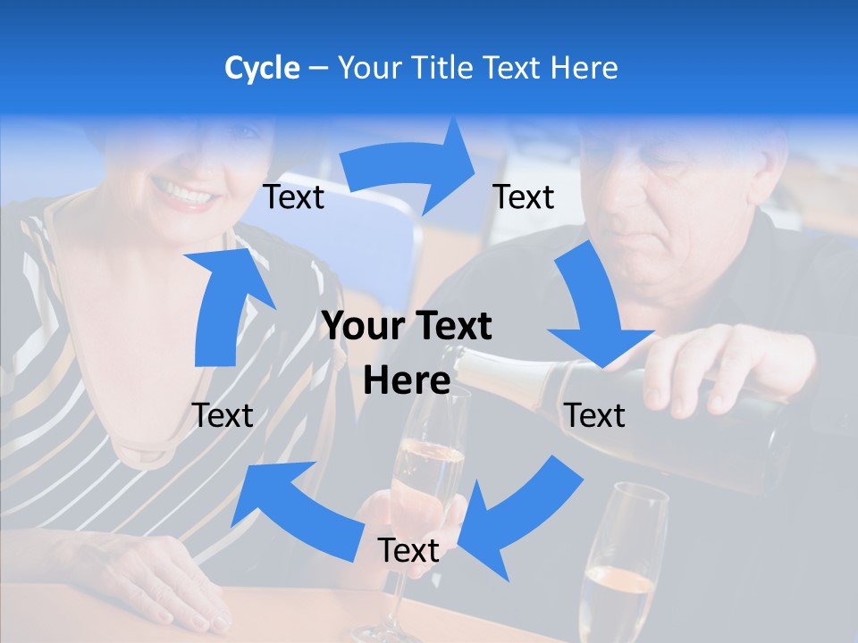 Happy Office Table PowerPoint Template