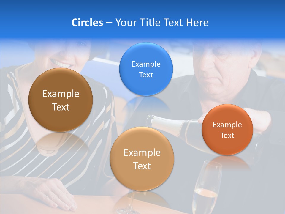 Happy Office Table PowerPoint Template