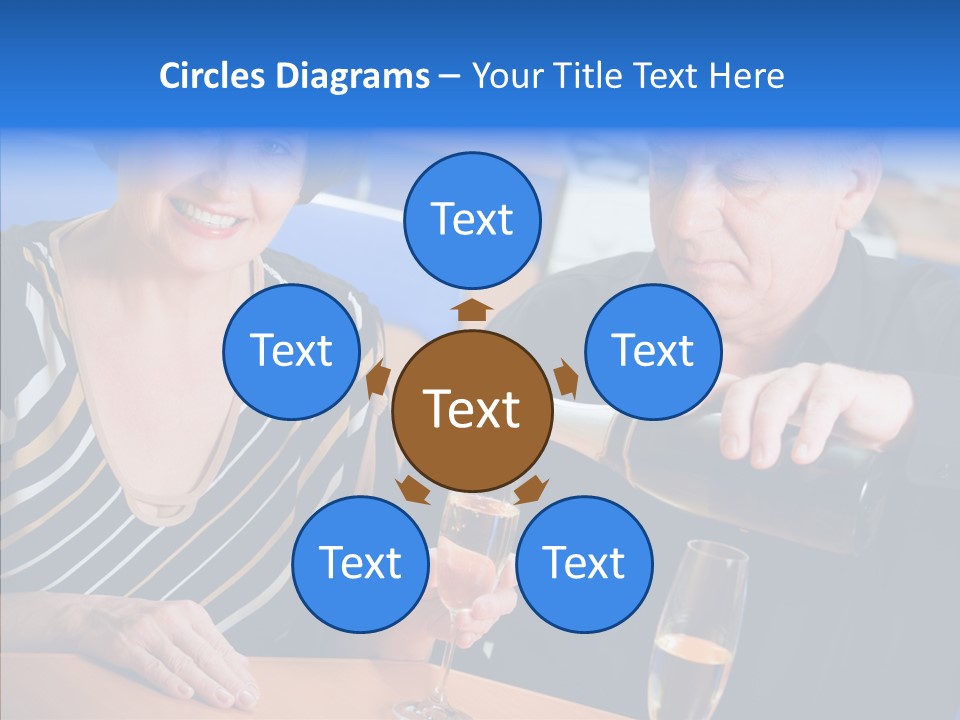 Happy Office Table PowerPoint Template