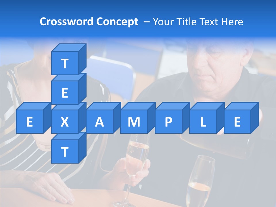 Happy Office Table PowerPoint Template