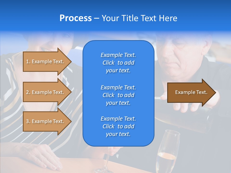 Happy Office Table PowerPoint Template