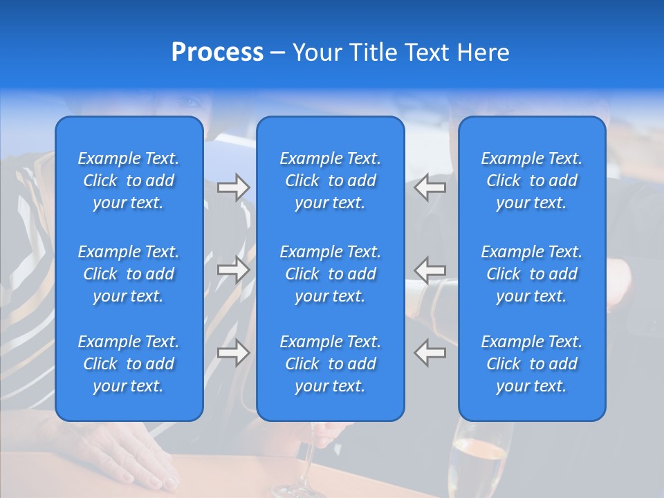 Happy Office Table PowerPoint Template