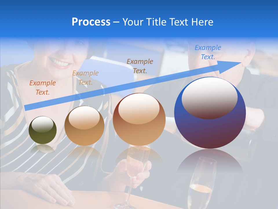 Happy Office Table PowerPoint Template