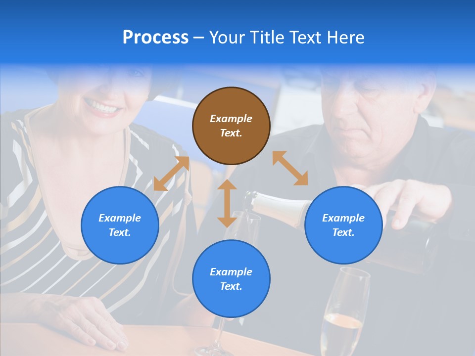Happy Office Table PowerPoint Template