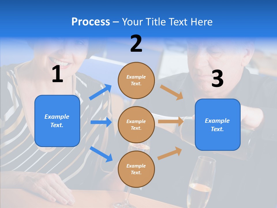 Happy Office Table PowerPoint Template