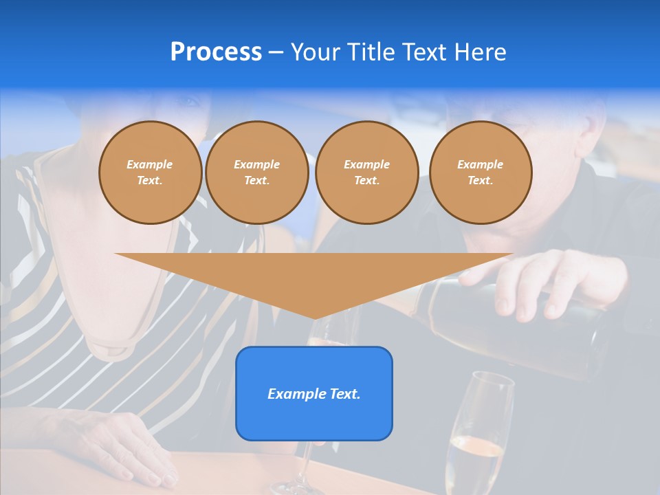 Happy Office Table PowerPoint Template