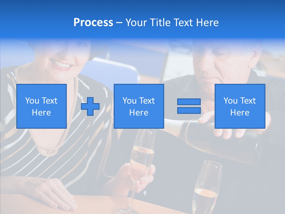 Happy Office Table PowerPoint Template