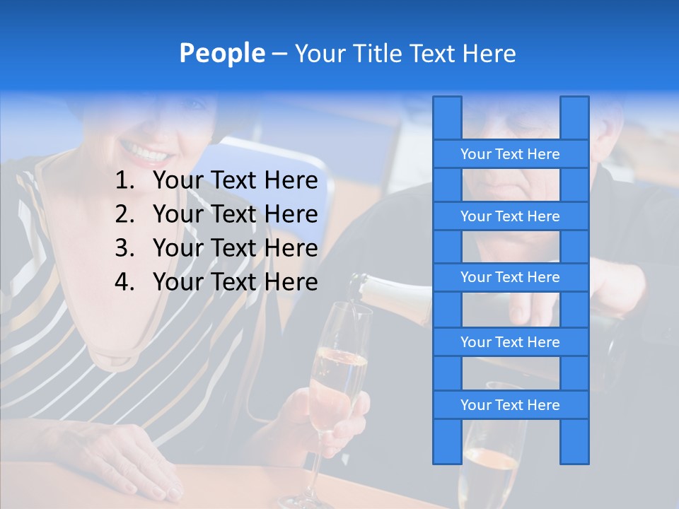 Happy Office Table PowerPoint Template