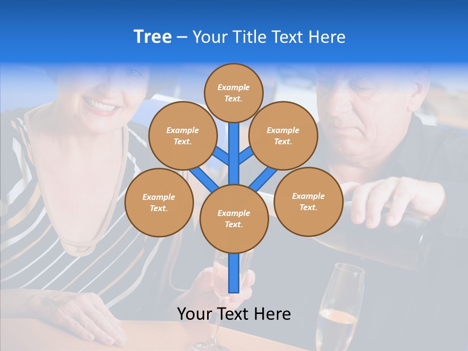 Happy Office Table PowerPoint Template
