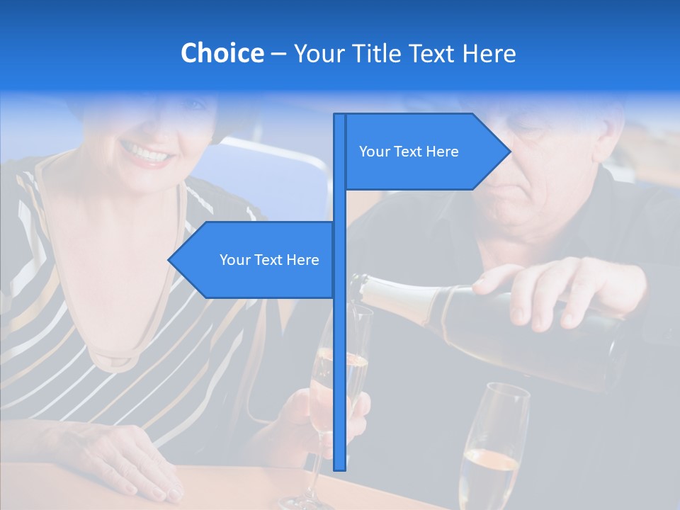 Happy Office Table PowerPoint Template