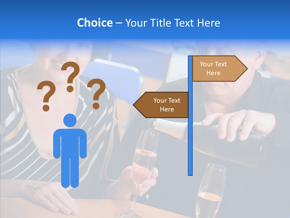 Happy Office Table PowerPoint Template