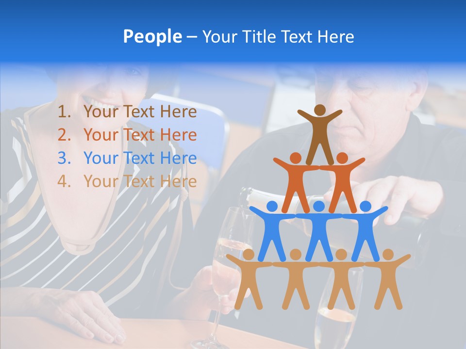 Happy Office Table PowerPoint Template