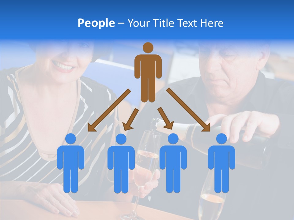 Happy Office Table PowerPoint Template