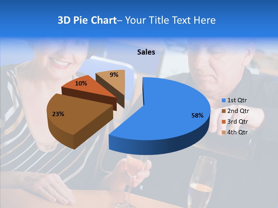 Happy Office Table PowerPoint Template