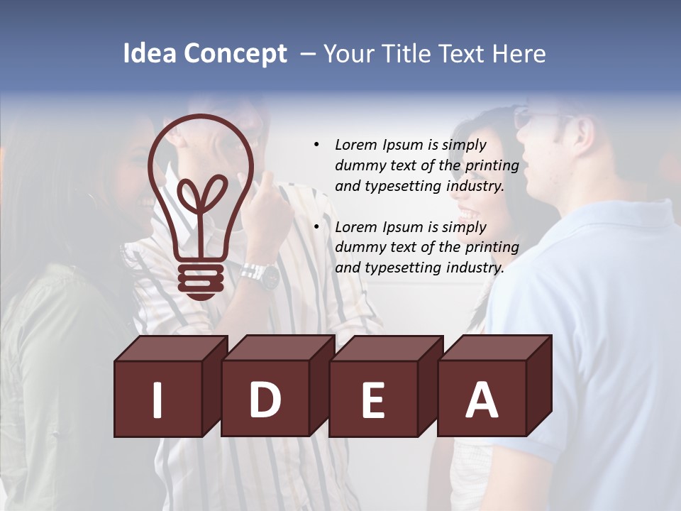 People Human Humorou PowerPoint Template