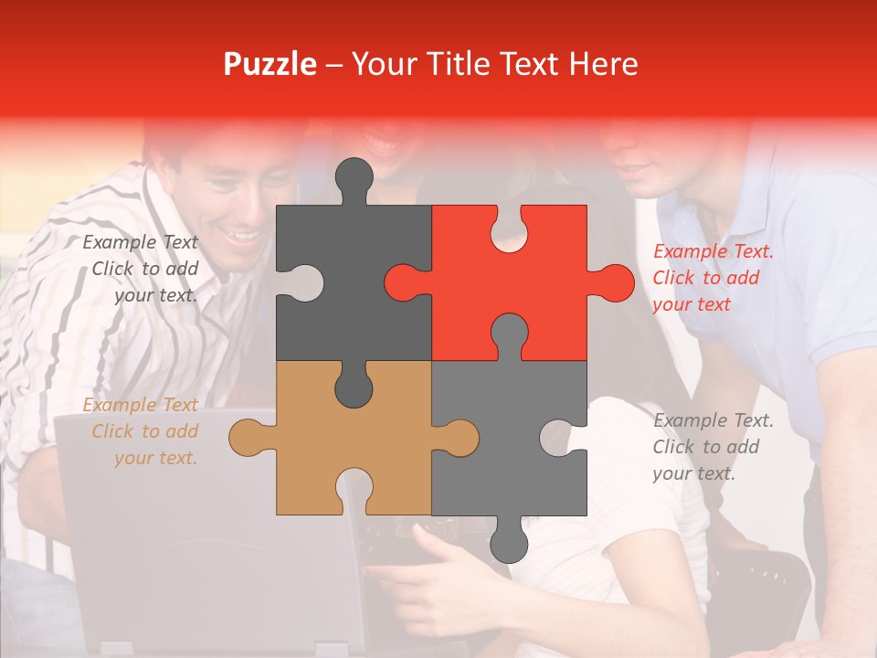 Communication Humorou Management PowerPoint Template