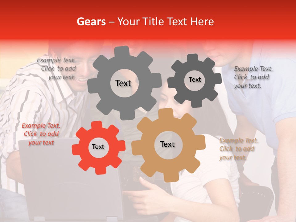 Communication Humorou Management PowerPoint Template