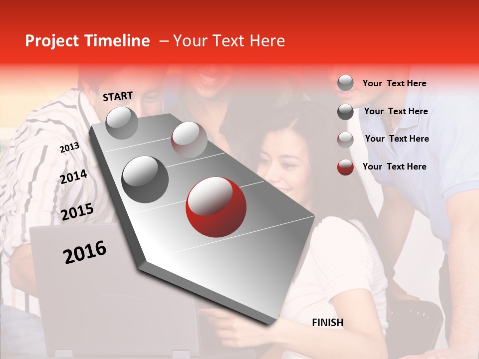 Communication Humorou Management PowerPoint Template