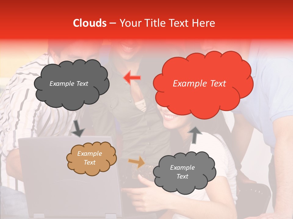 Communication Humorou Management PowerPoint Template